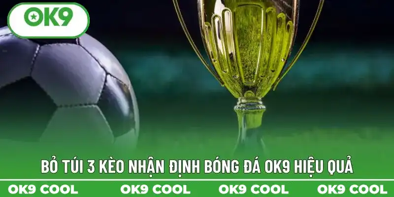 Bỏ túi 3 kèo nhận định bóng đá OK9 hiệu quả Bỏ túi 3 kèo nhận định bóng đá OK9 hiệu quả